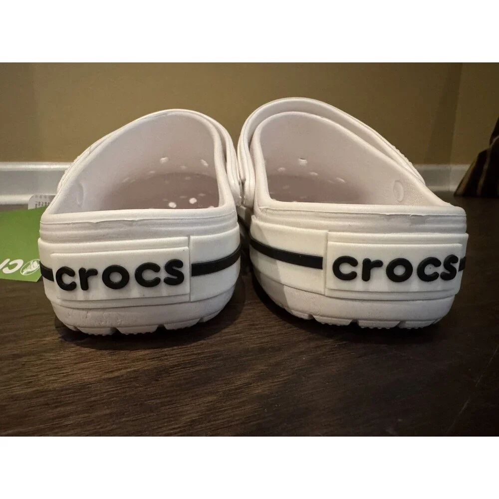 NWT -Crocs Crocband Clog White 11016 Unisex Size M9 W11